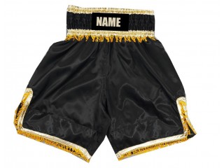 Personalised Boxing Shorts : KNBSH-035 Black